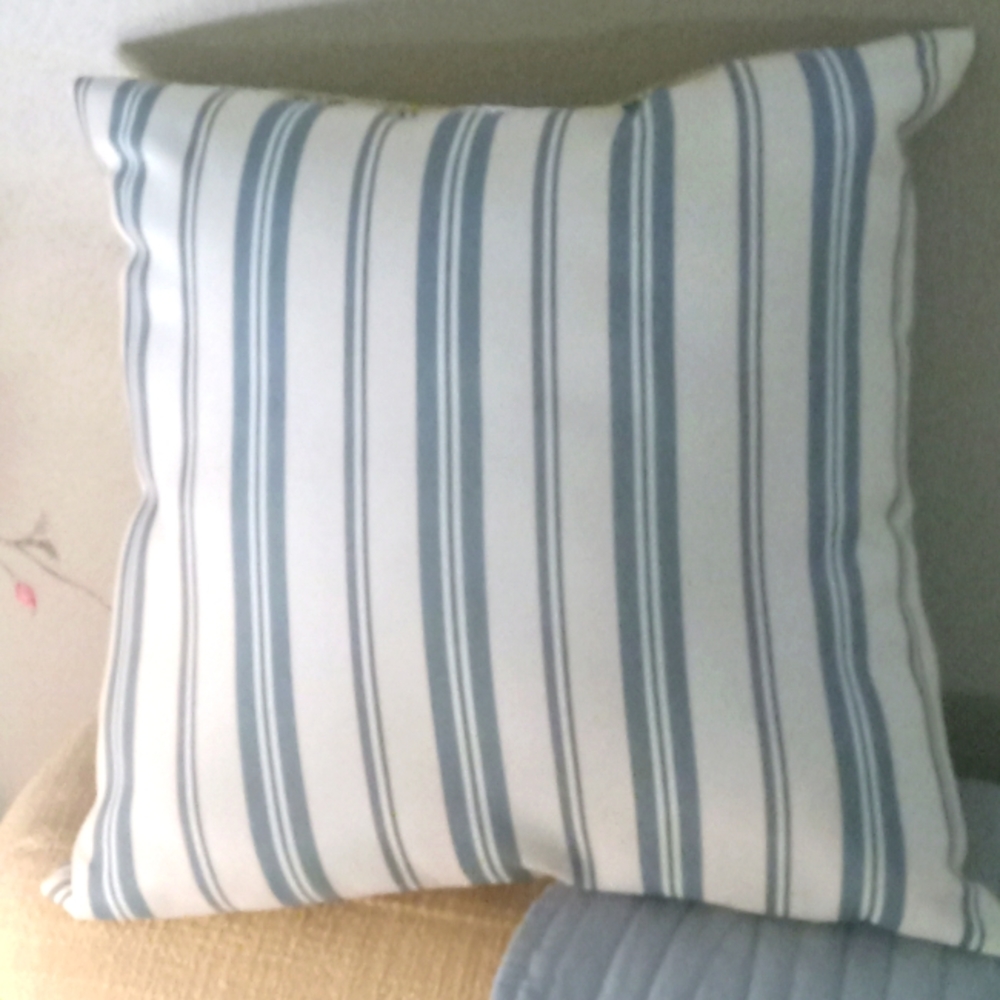 Sonoma Hermosa Stripe Indoor/Outdoor Button Throw Pillow - Picture 3 of 4